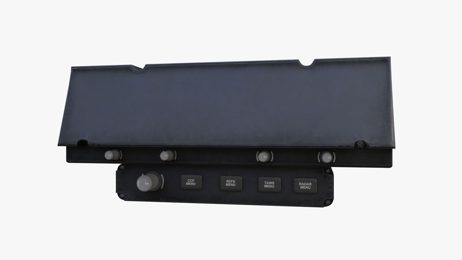 Fighter Jet Cockpit Control Panel  Low-poly 3D model_17