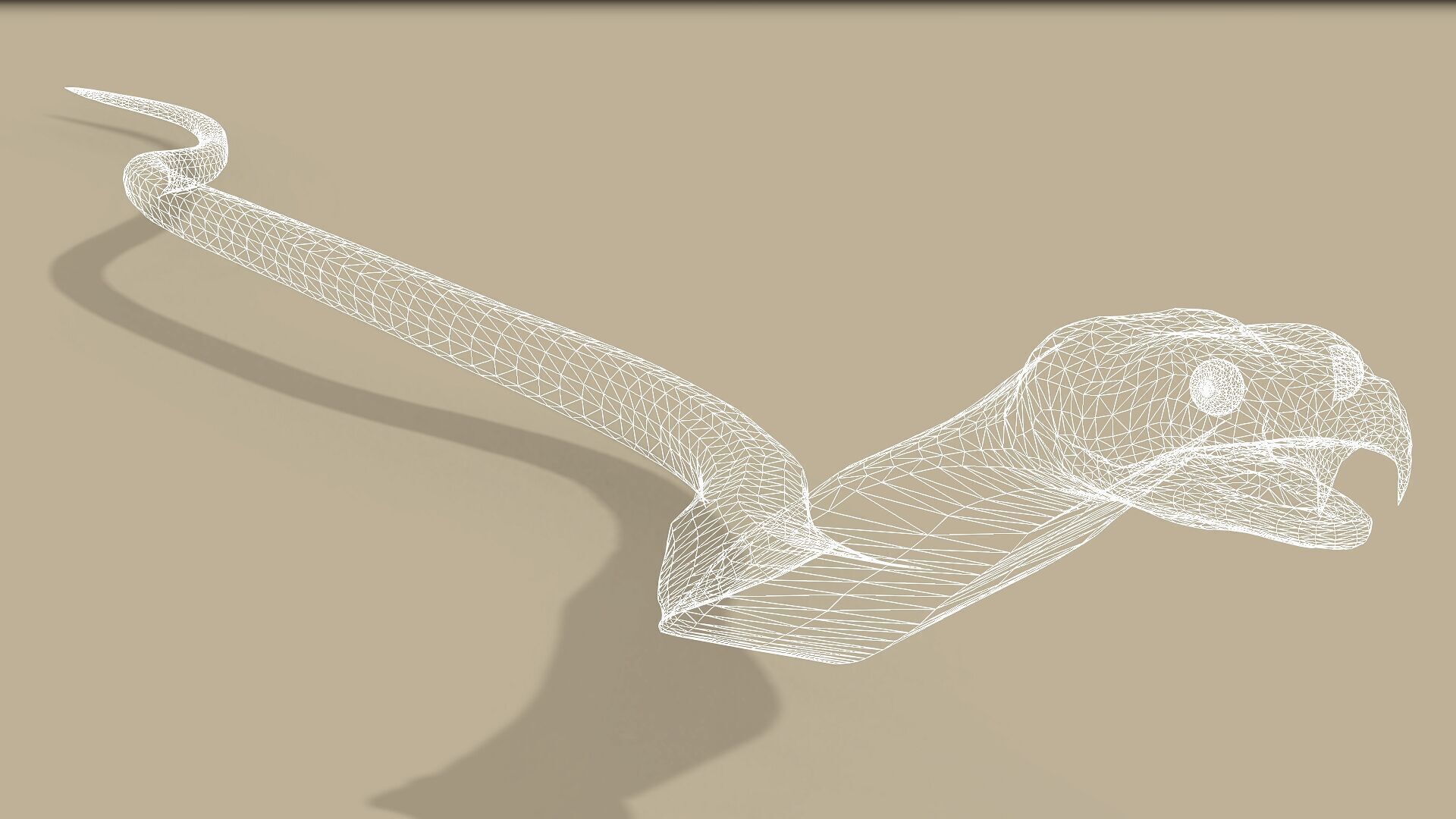 COBRA SNAKE RIGGED ANIMATED 7 Low-poly 3D model_11