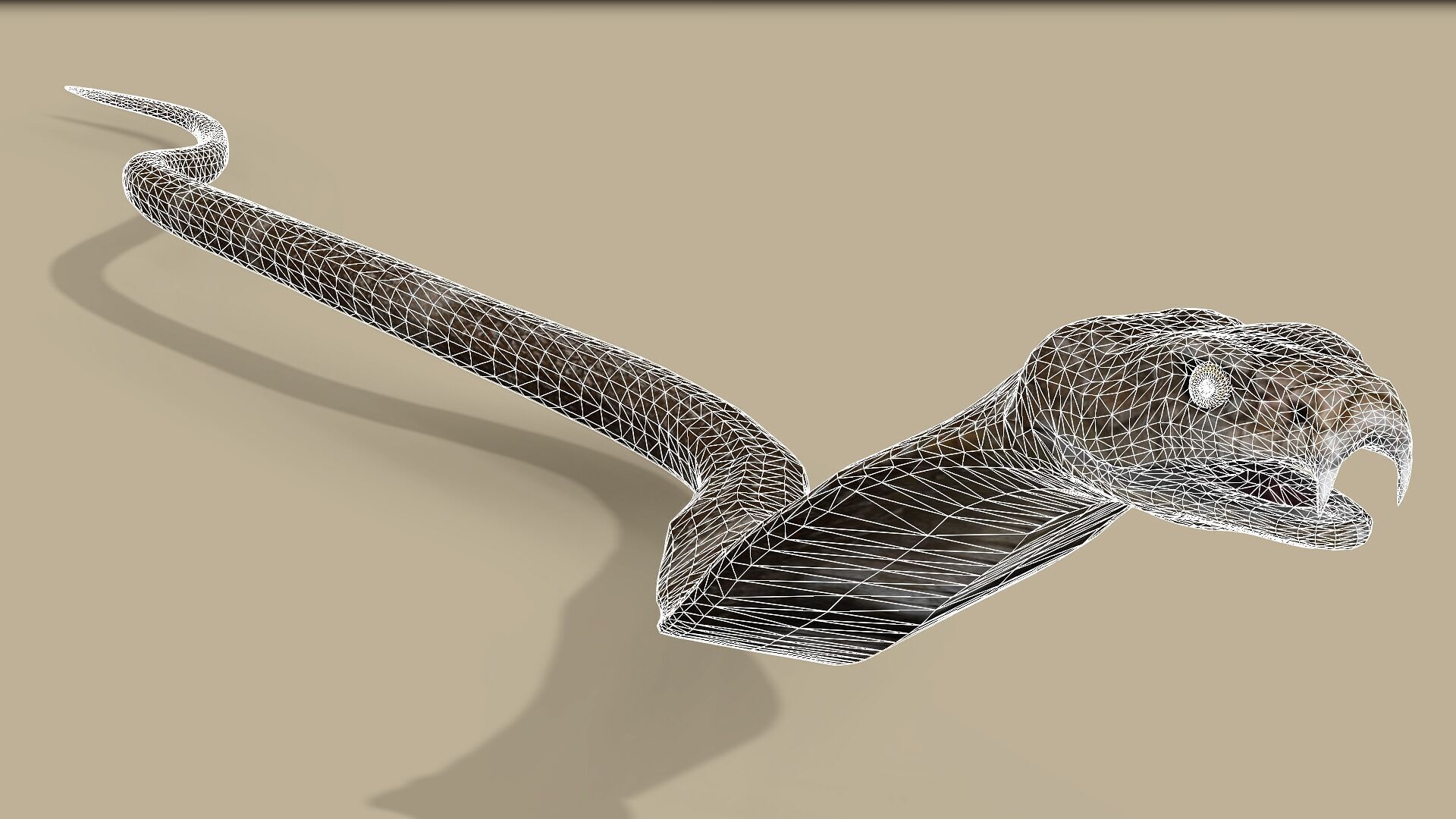 COBRA SNAKE RIGGED ANIMATED 7 Low-poly 3D model_10