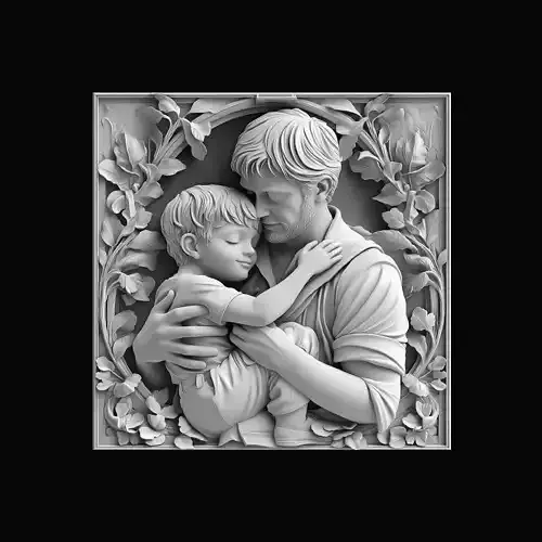 Father and Son Relief