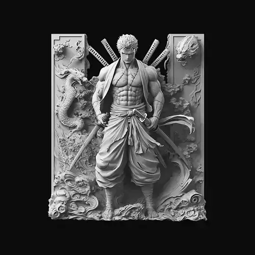 Samurai Warrior Relief