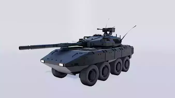 Tank Destroyer Low poly