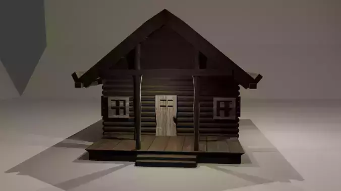 Wild West Wooden House