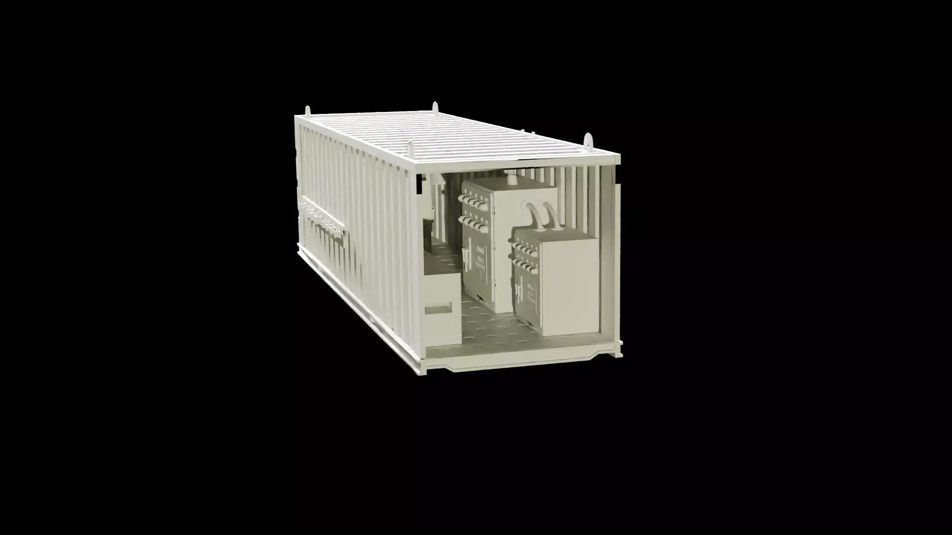 Gold Mining series no 1- electric container Free low-poly 3D model