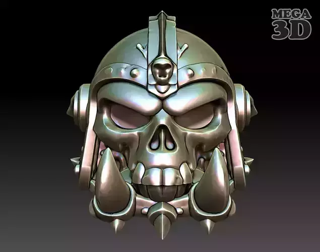 Orc Skull 08-250328 3D print model