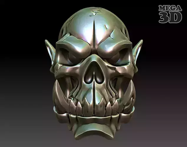 Orc Skull 04-250328 3D print model