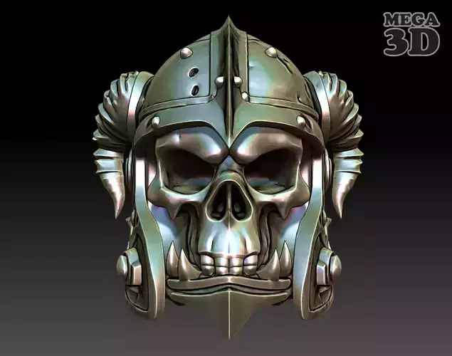 Orc Skull 03-250328 3D print model