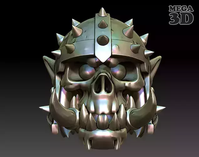 Orc Skull 02-250328 3D print model