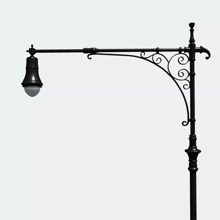 NYC Streetlight Free 3D model