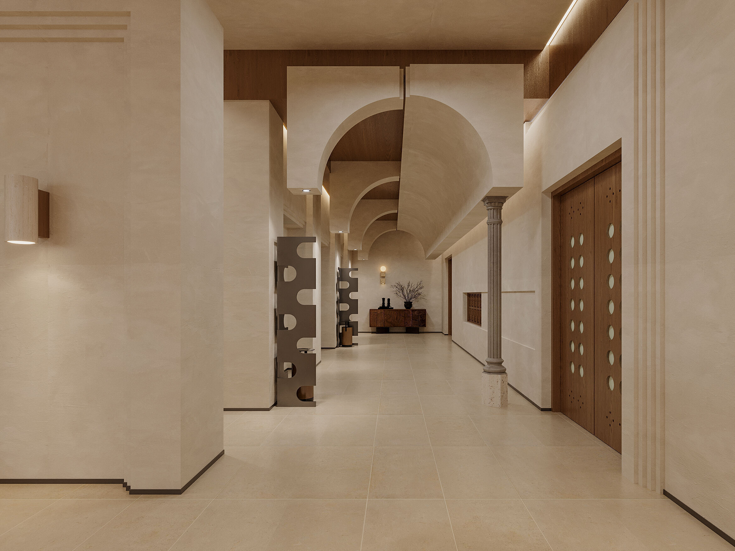 restaurant cafe interior 3D model_4