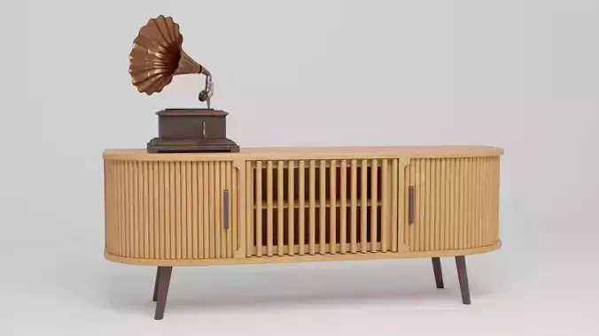 Console and Gramophone