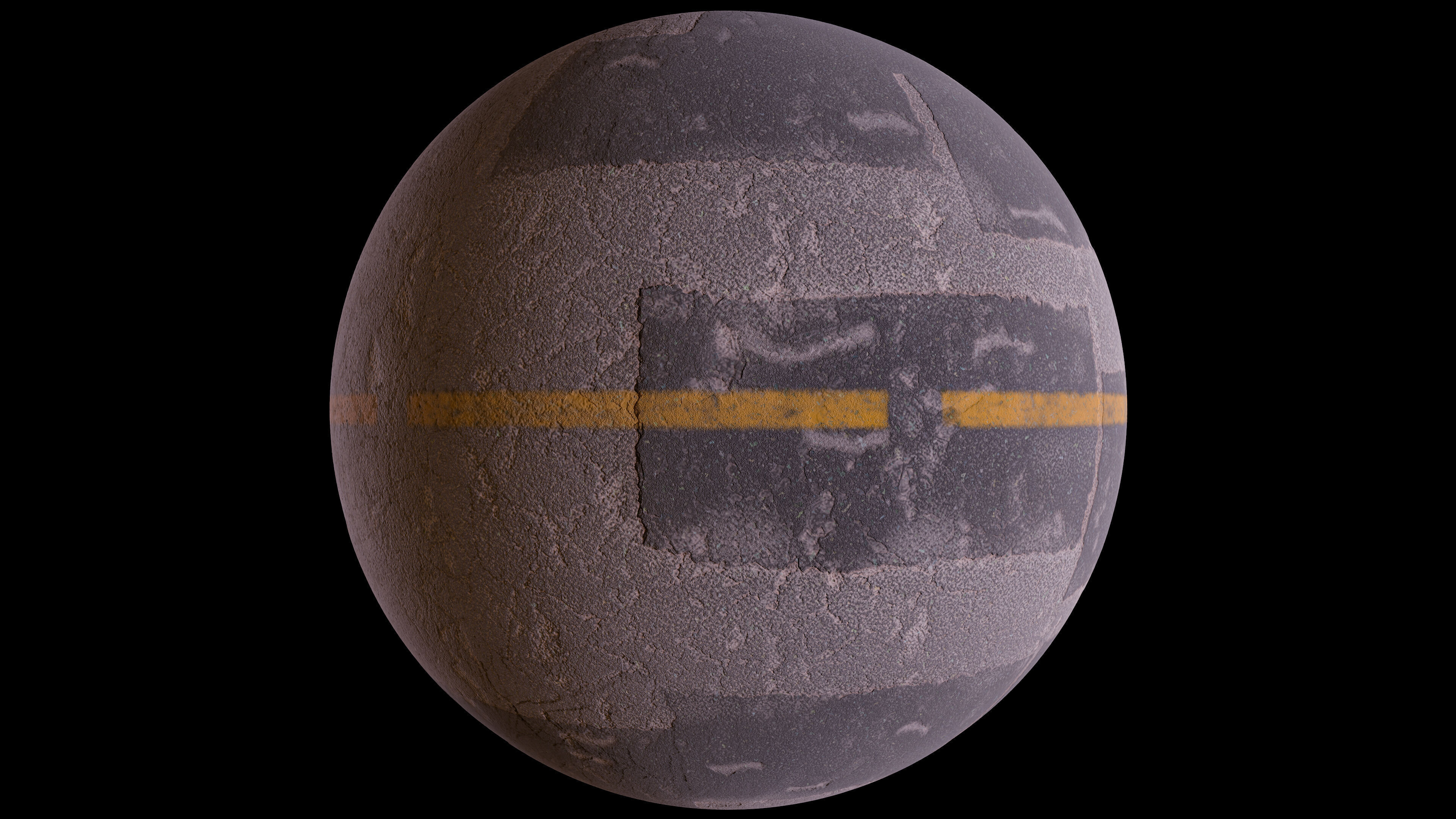 OLD BITUMEN ROAD MATERIAL Texture_5