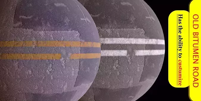 OLD BITUMEN ROAD MATERIAL