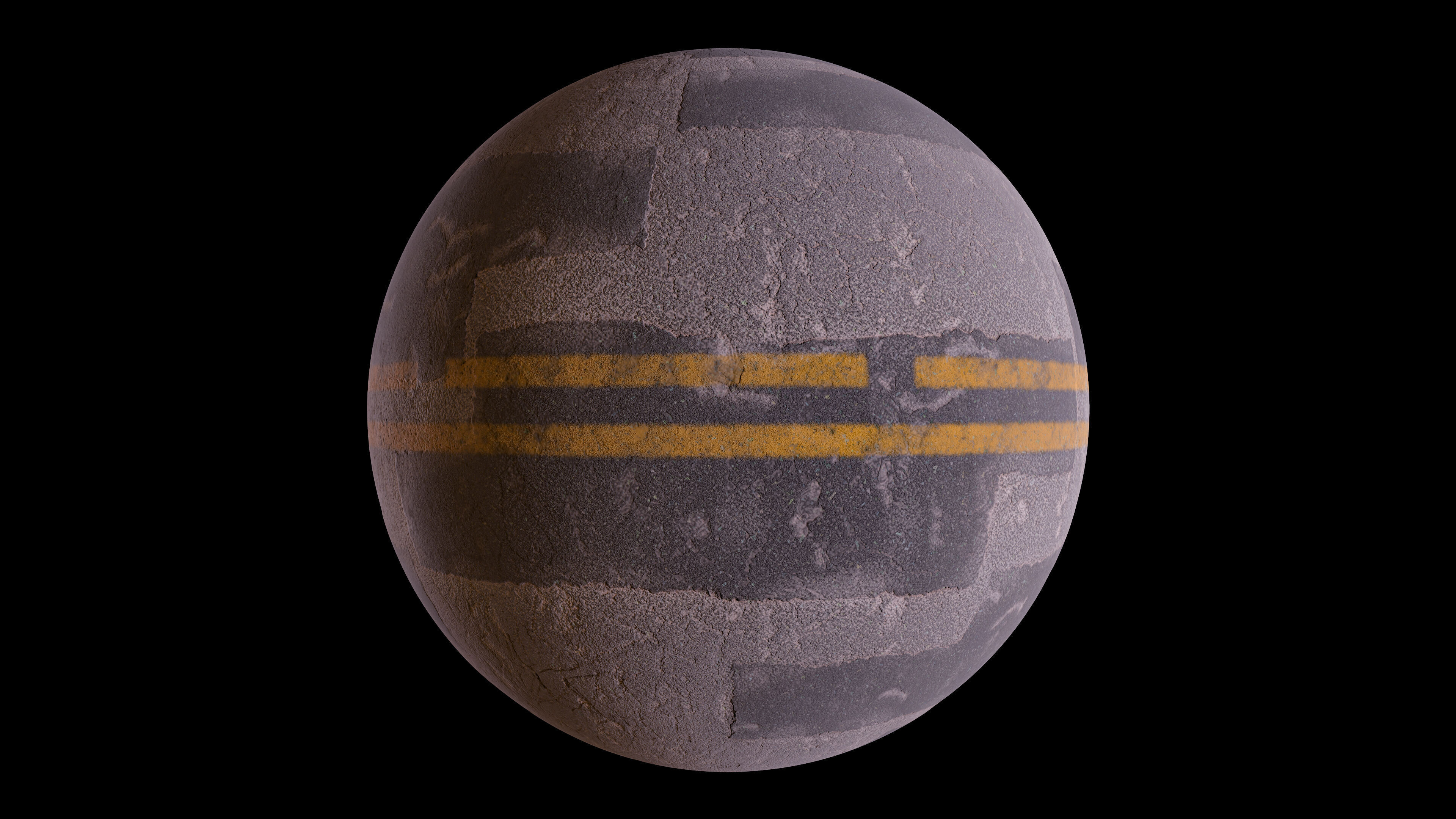 OLD BITUMEN ROAD MATERIAL Texture_4