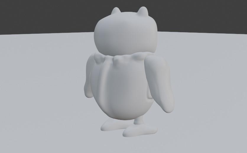 3D Modeling Toy - Buboo The Owl Low-poly 3D model_8