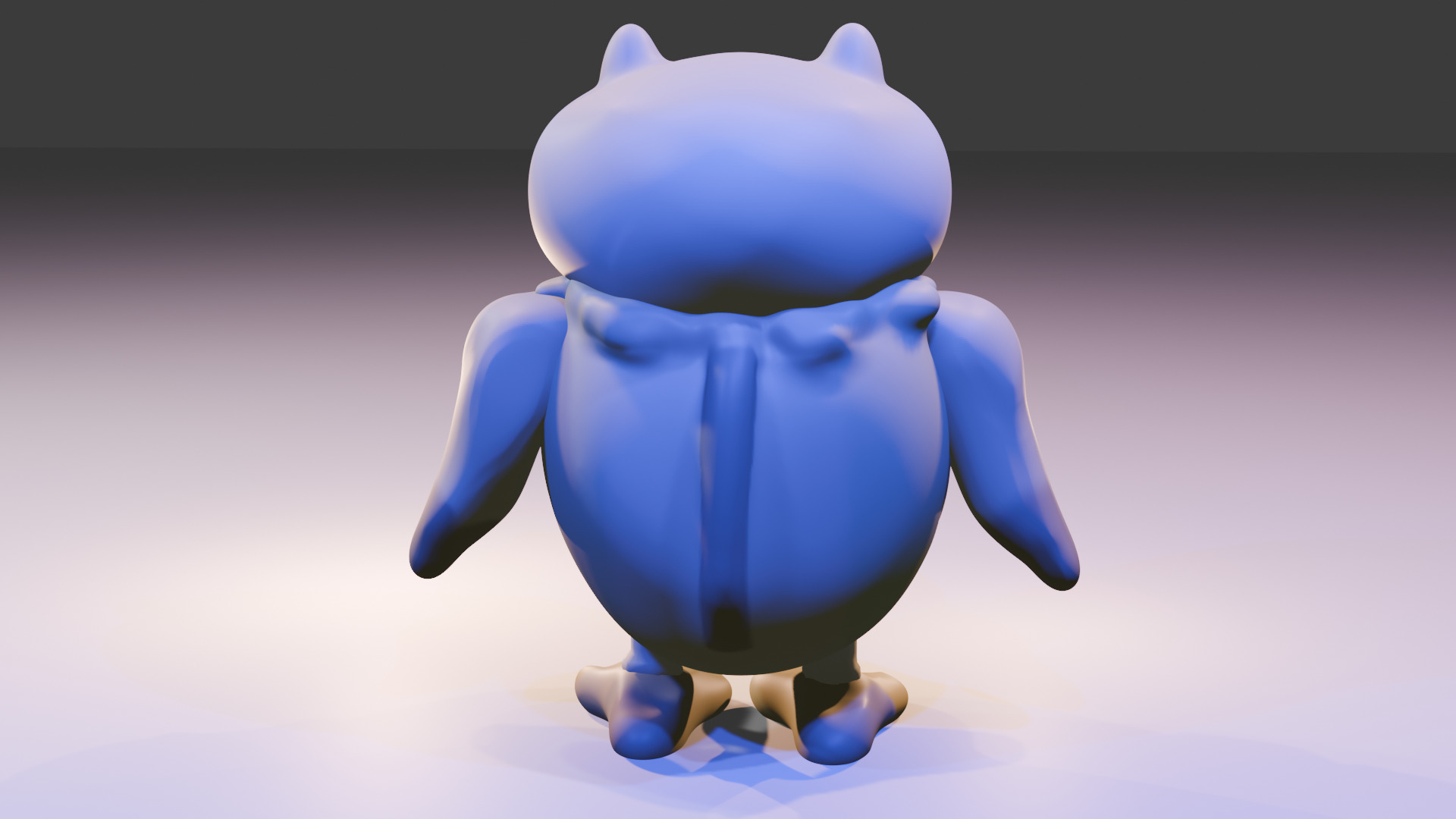 3D Modeling Toy - Buboo The Owl Low-poly 3D model_5