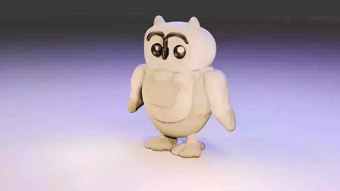 3D Modeling Toy - Buboo The Owl