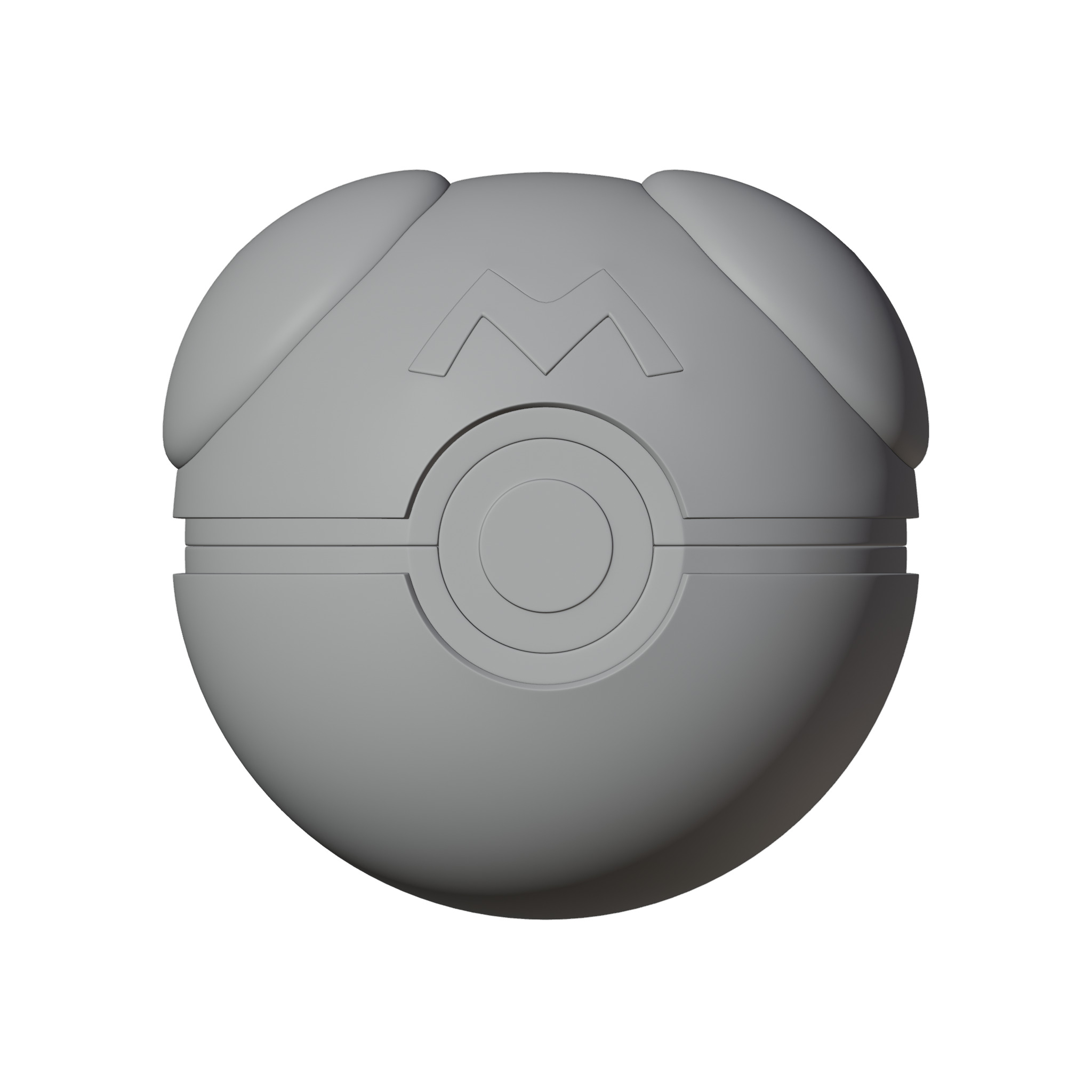 Masterball Themed Card Deck for Pokemon Cards 3D print model_13