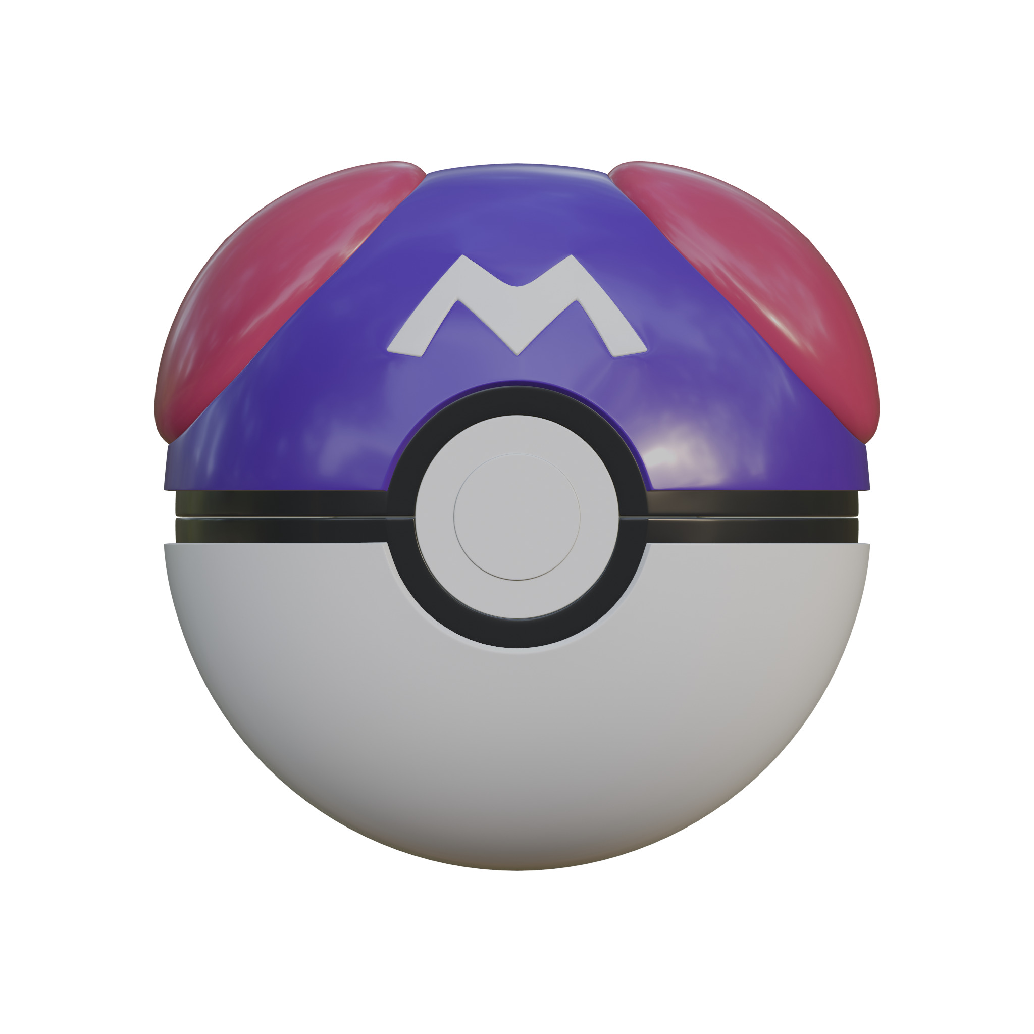 Masterball Themed Card Deck for Pokemon Cards 3D print model_11