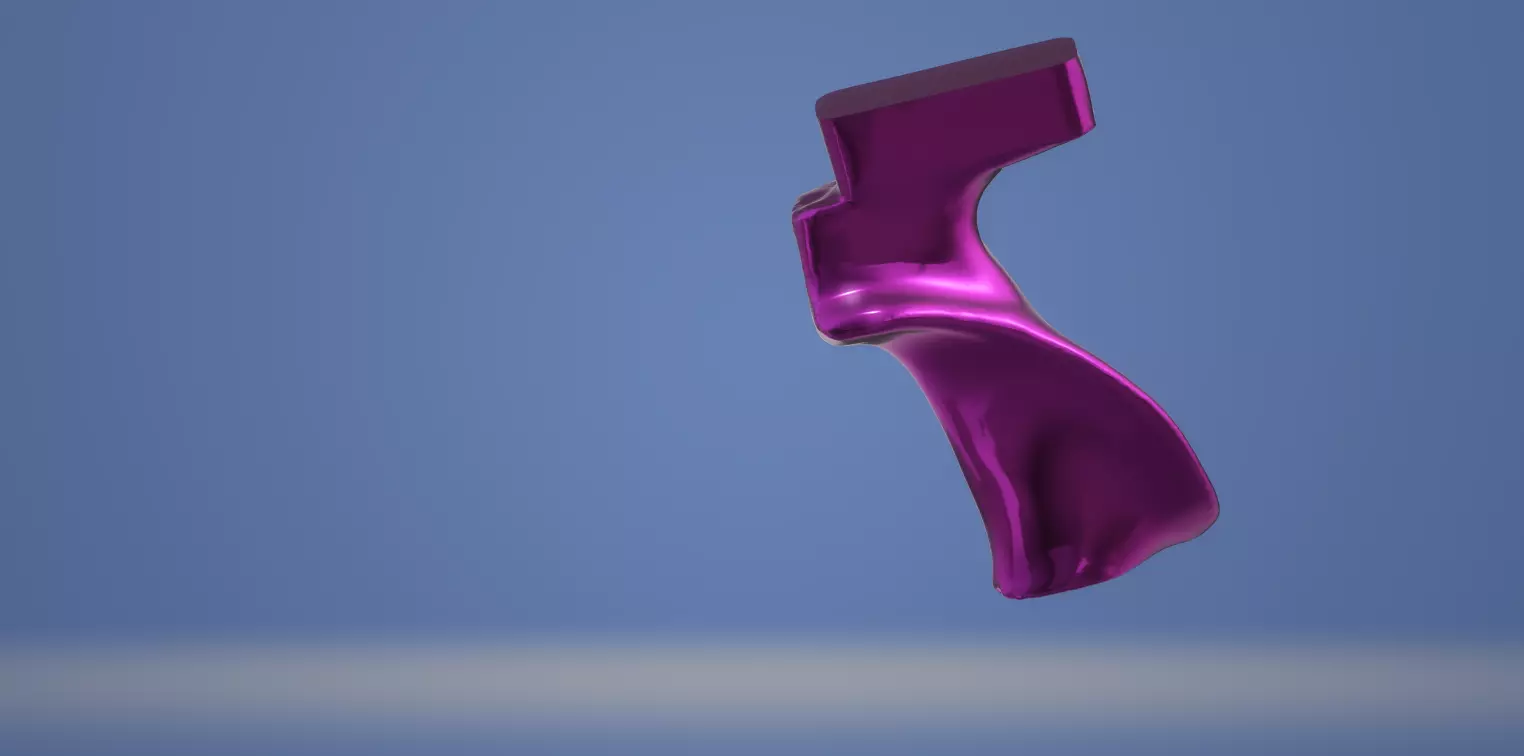 Speargun Handle  3D print model_0