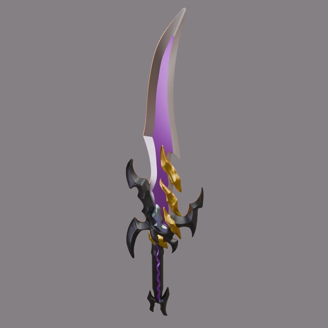 Antares Fangs Epilogue Dagger Replica Solo Leveling Fan Art 3D print model_3