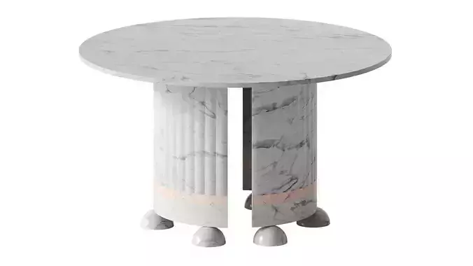 Memphis dinner table by Dooq