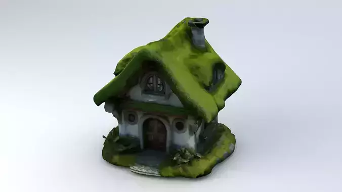 Fantasy Forest House 4 3D model