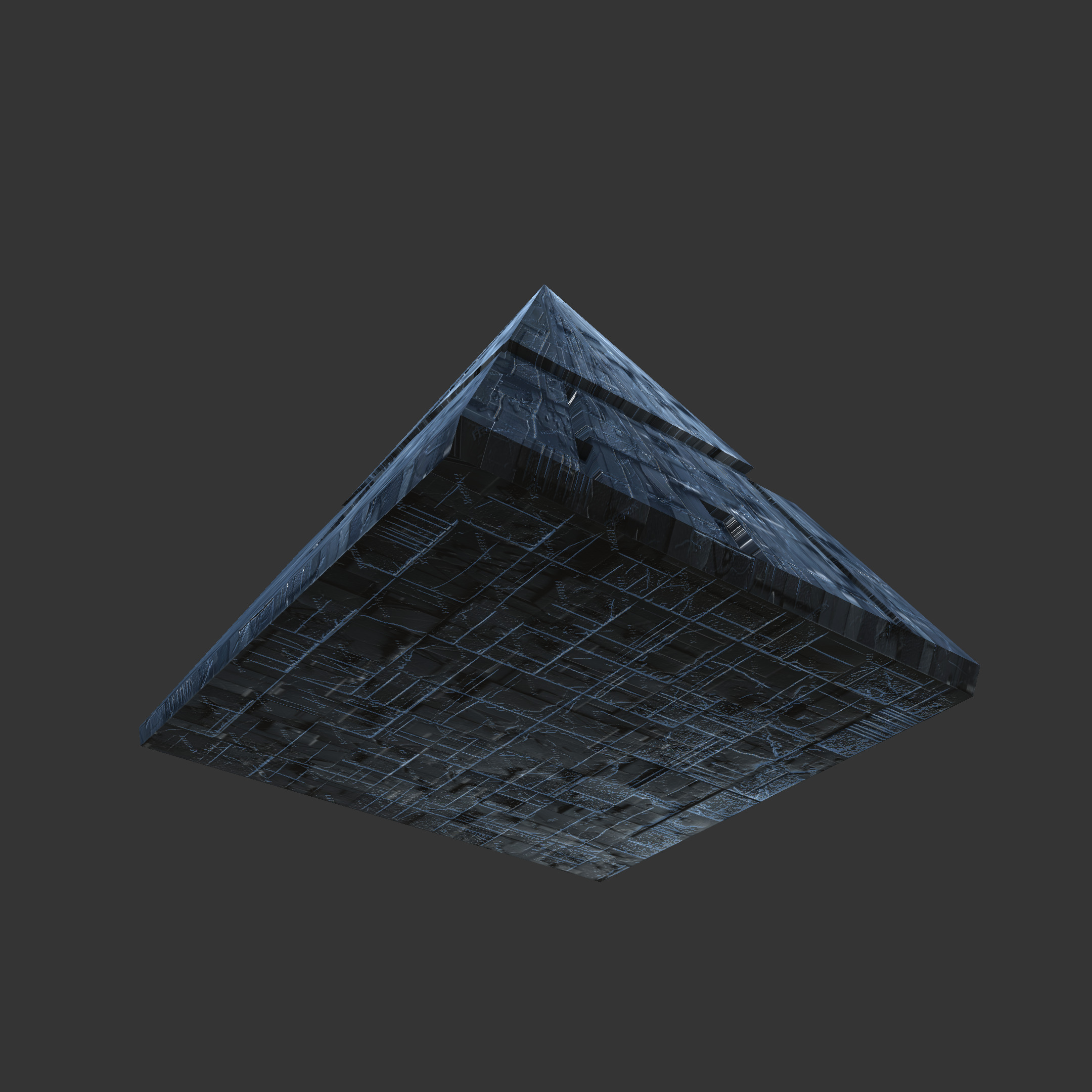 Monolithic pyramid 3D model_1