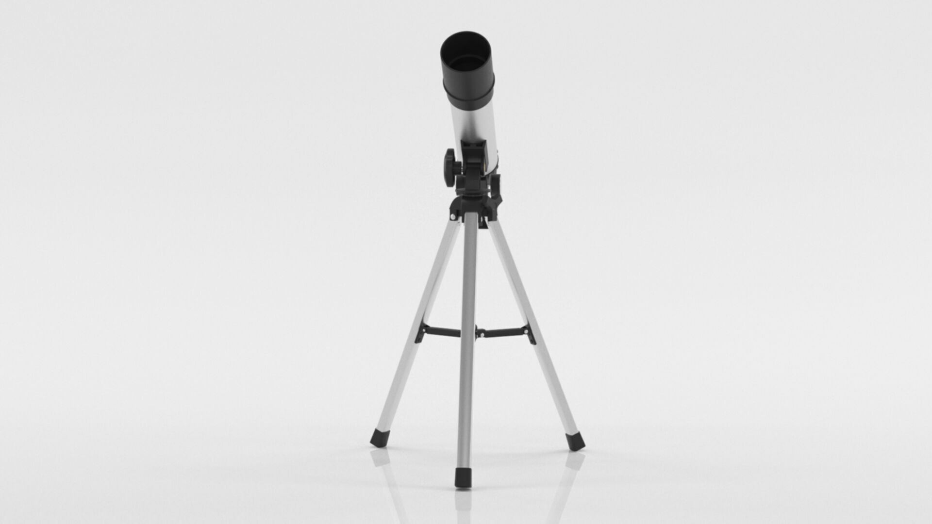 Telescope Zoom 90X HD Focus Astronomical Low-poly 3D model_15