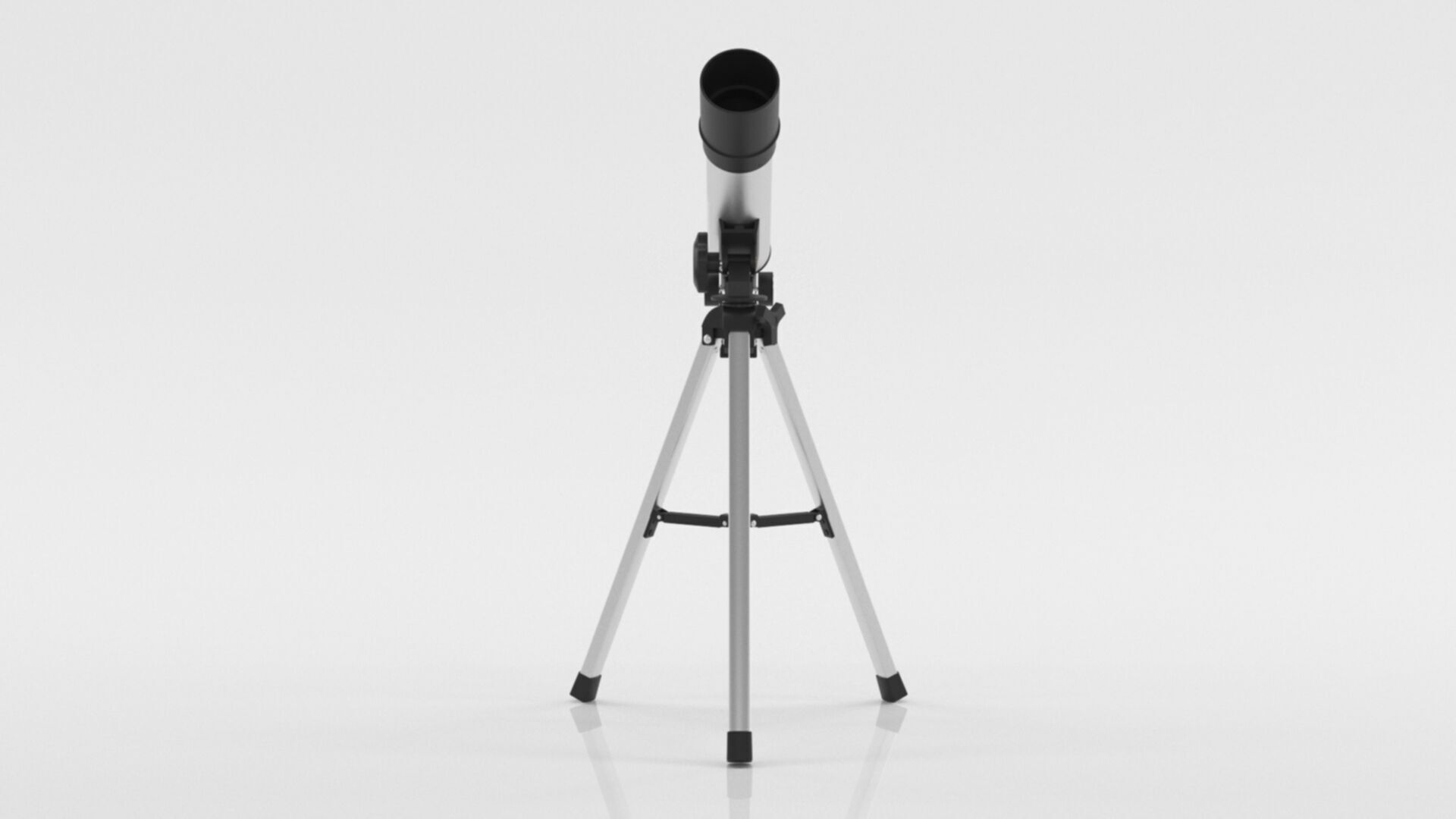 Telescope Zoom 90X HD Focus Astronomical Low-poly 3D model_16