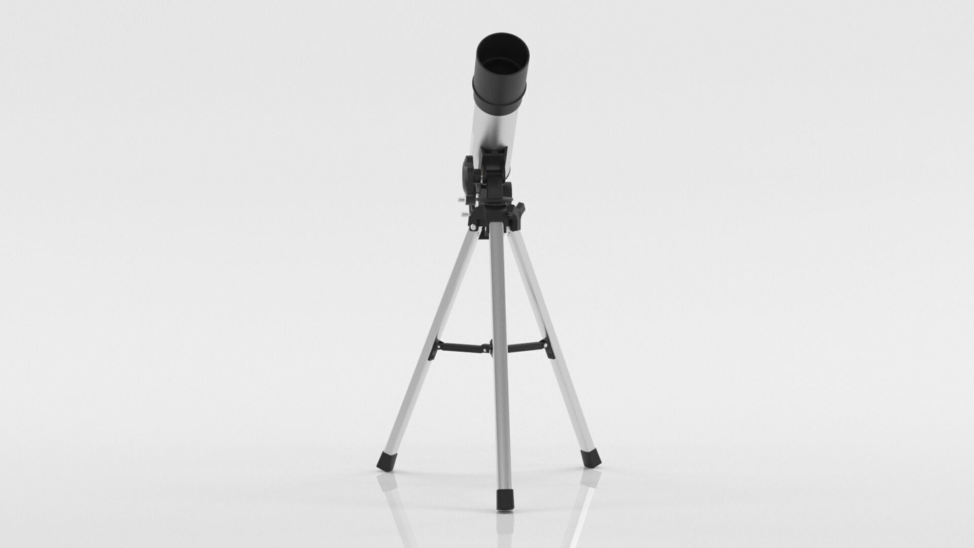 Telescope Zoom 90X HD Focus Astronomical Low-poly 3D model_2