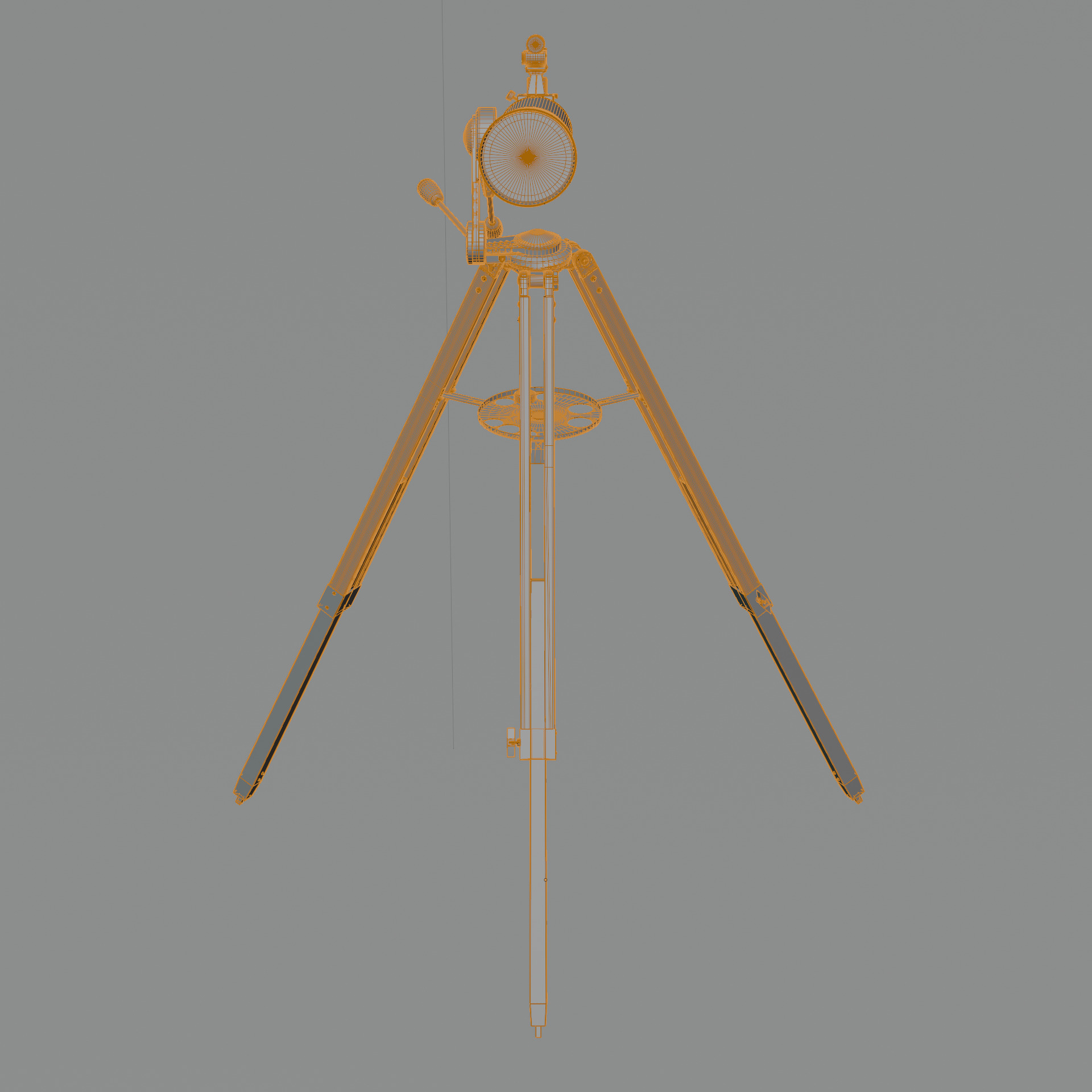 Celestron Omni AZ 102 Telescope with Smartphone Adapter Low-poly 3D model_18