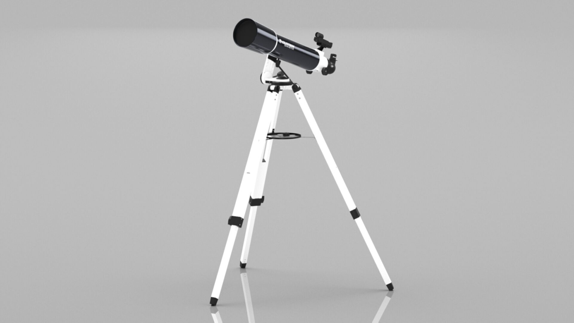 Celestron Omni AZ 102 Telescope with Smartphone Adapter Low-poly 3D model_13
