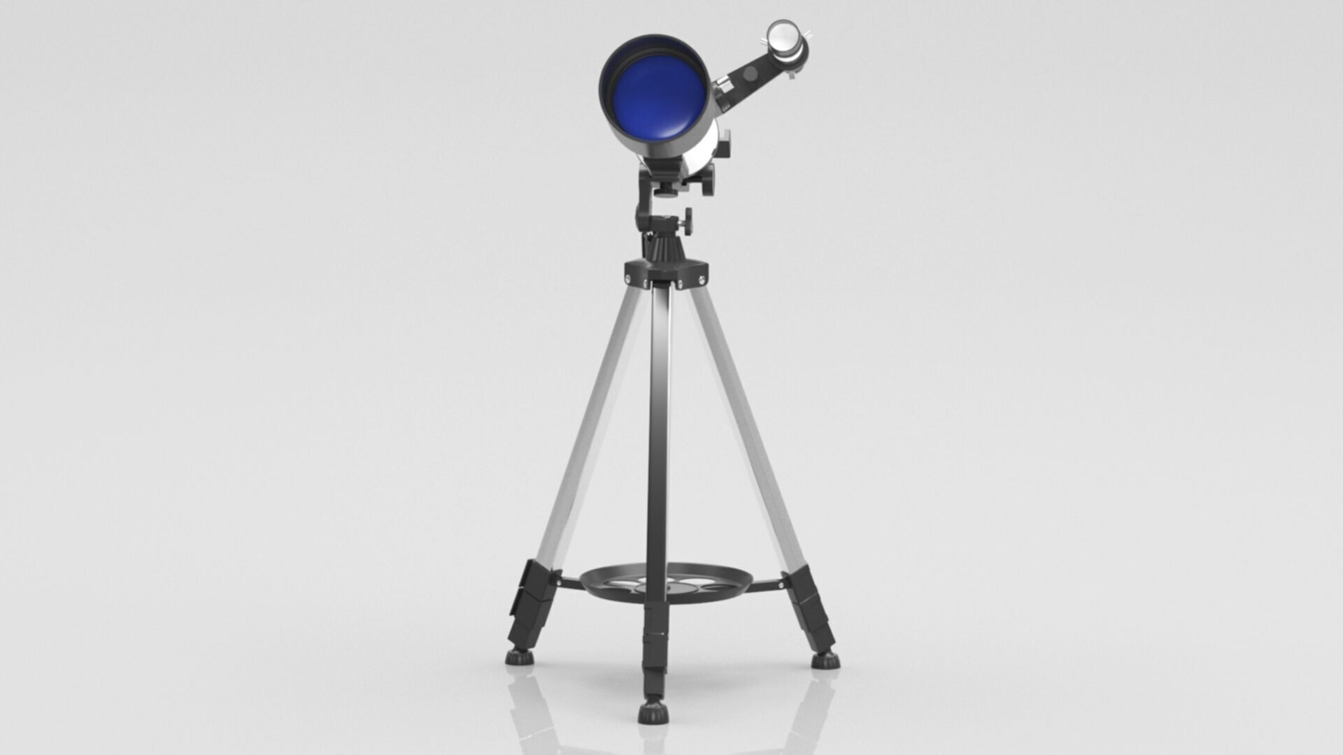 Telescopes for Astronomy Beginners Low-poly 3D model_15