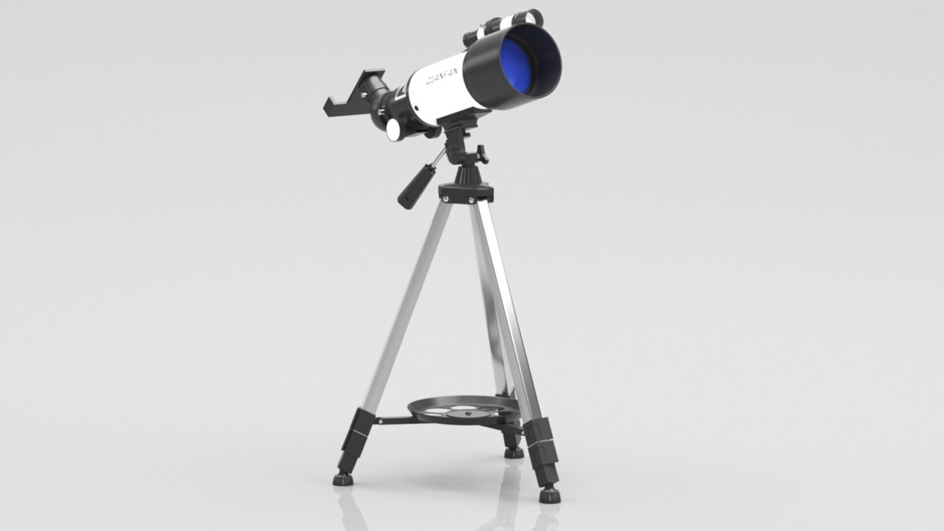 Telescopes for Astronomy Beginners Low-poly 3D model_4