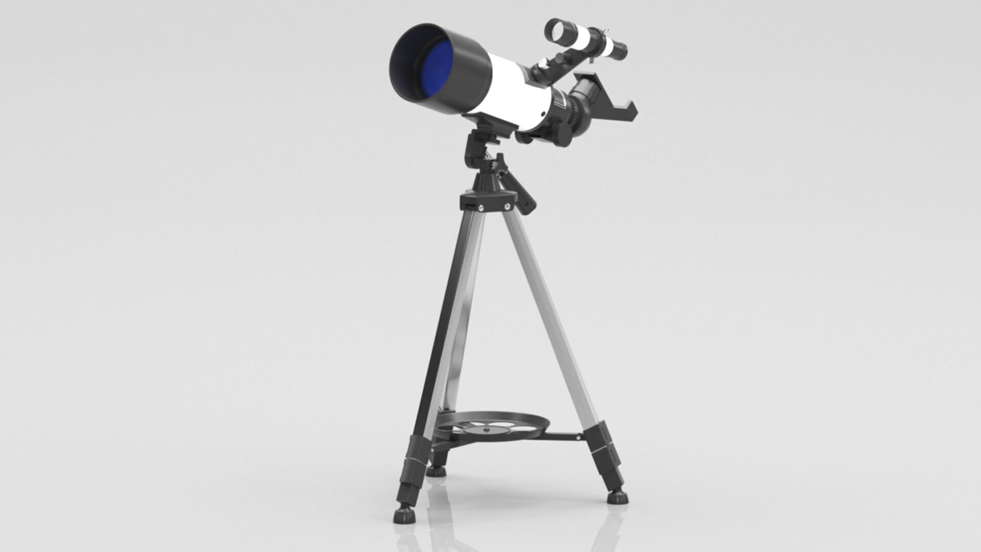 Telescopes for Astronomy Beginners Low-poly 3D model_13