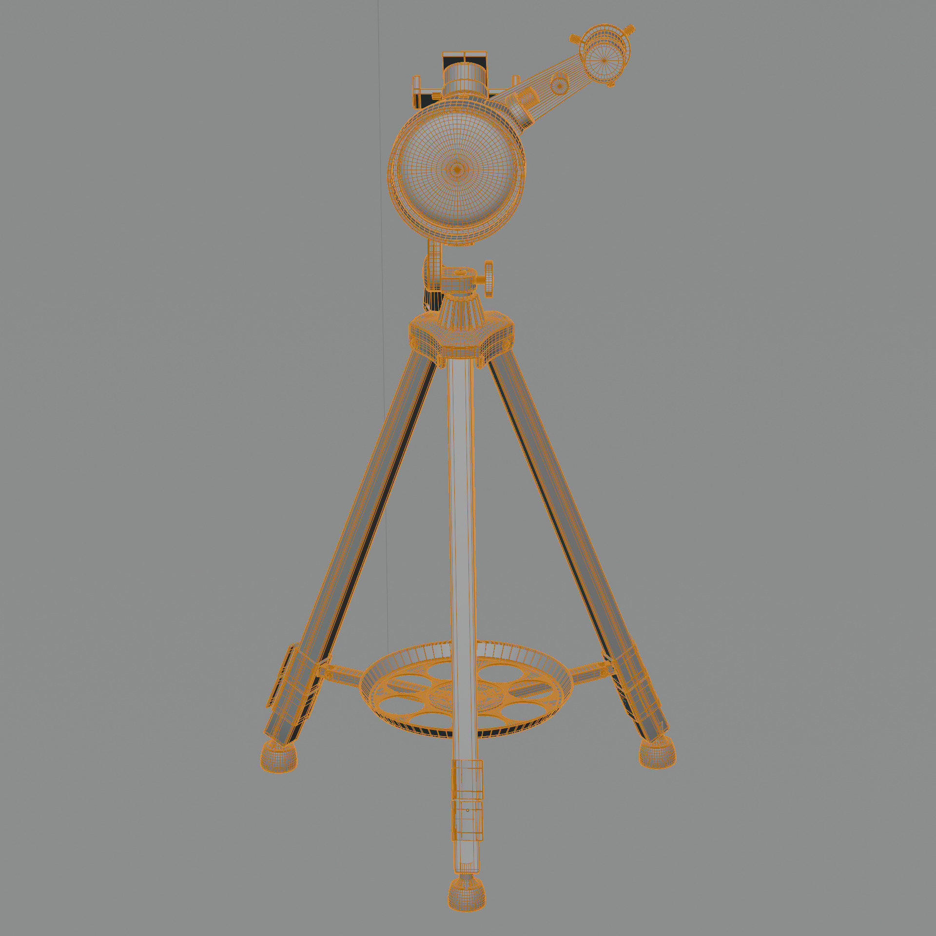 Telescopes for Astronomy Beginners Low-poly 3D model_18
