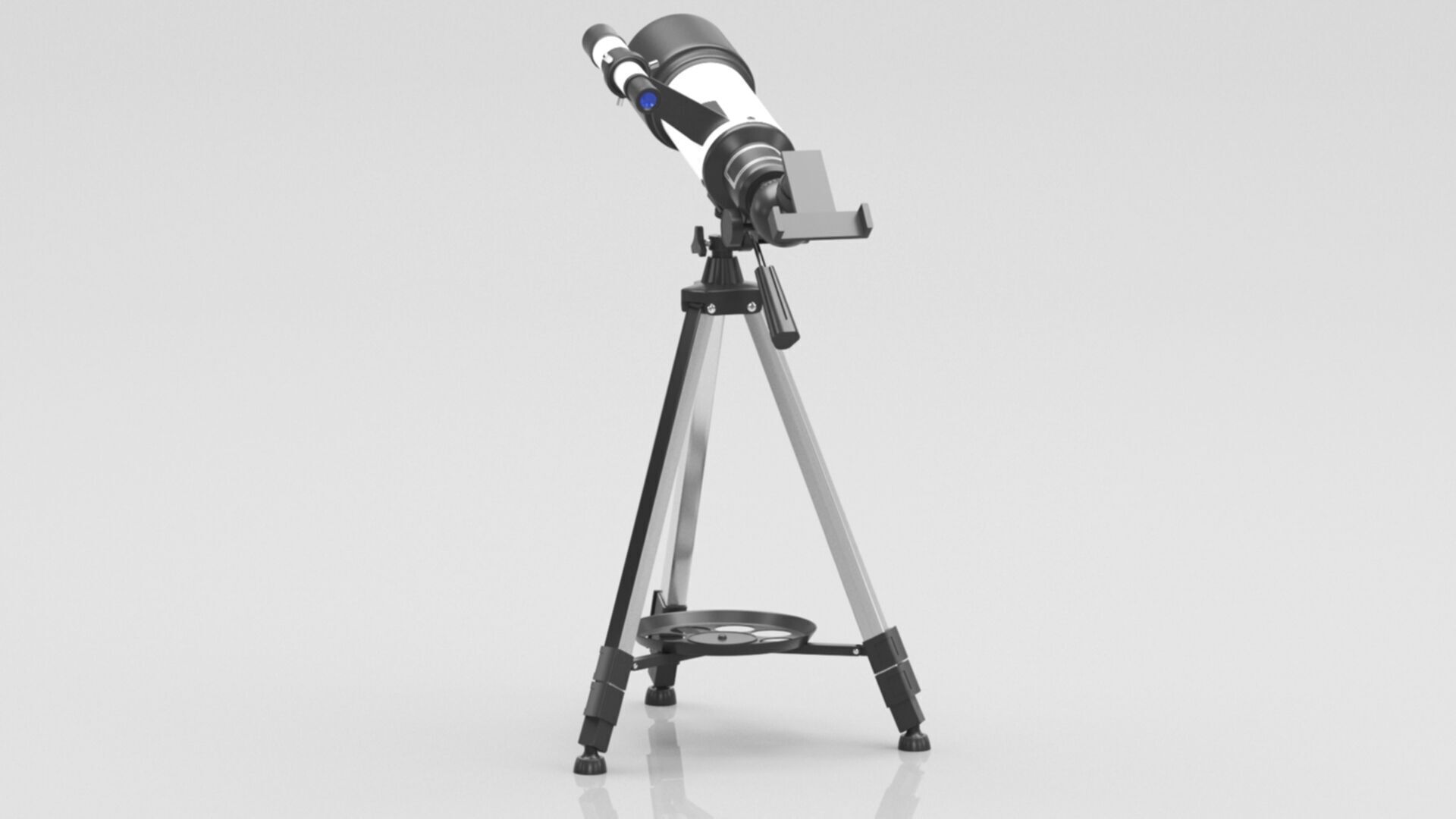 Telescopes for Astronomy Beginners Low-poly 3D model_9