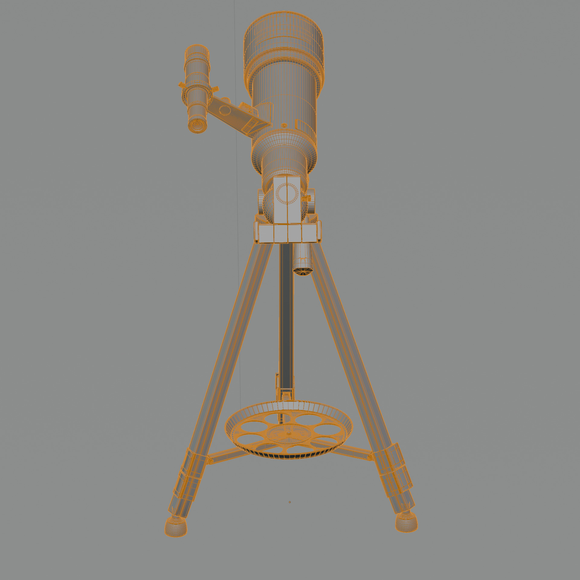 Telescopes for Astronomy Beginners Low-poly 3D model_20