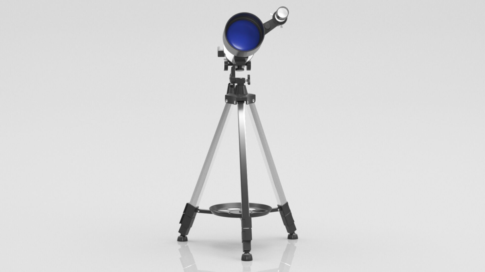 Telescopes for Astronomy Beginners Low-poly 3D model_2