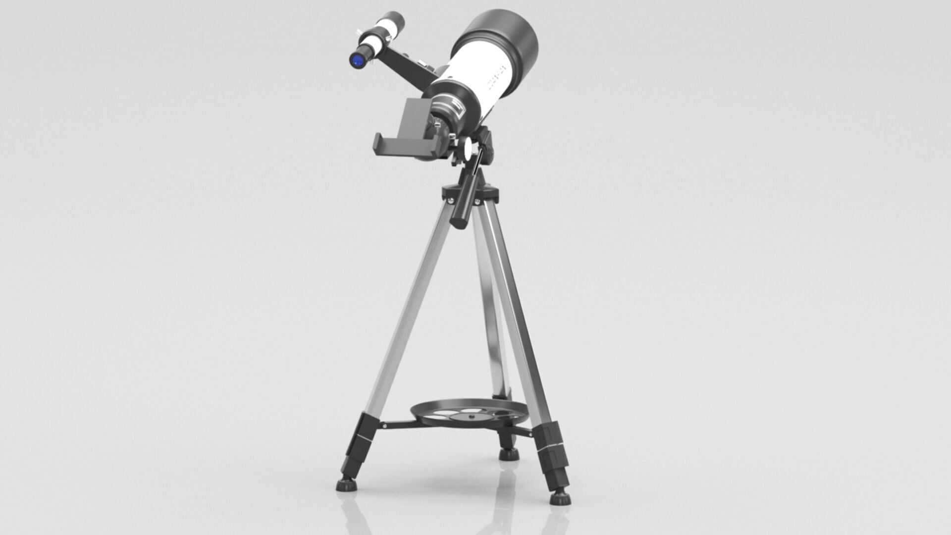 Telescopes for Astronomy Beginners Low-poly 3D model_8