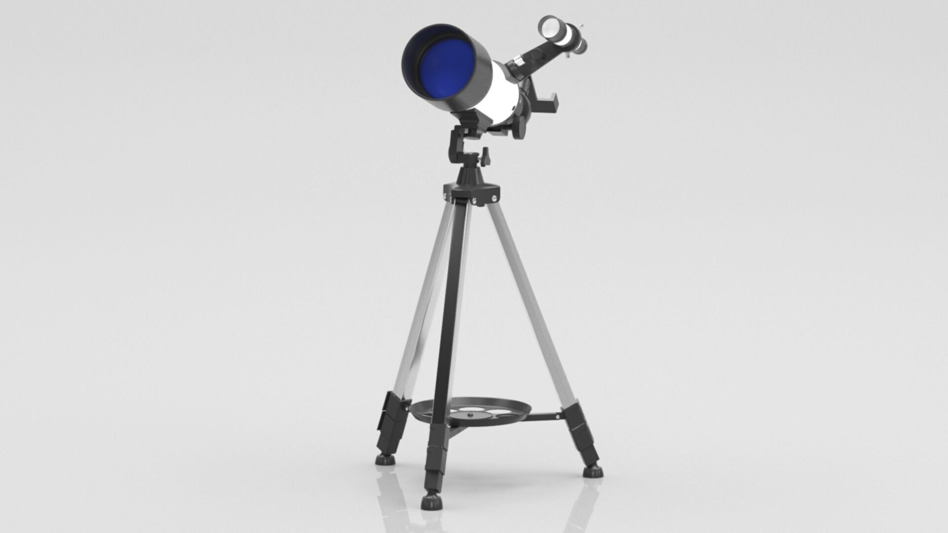 Telescopes for Astronomy Beginners Low-poly 3D model_14