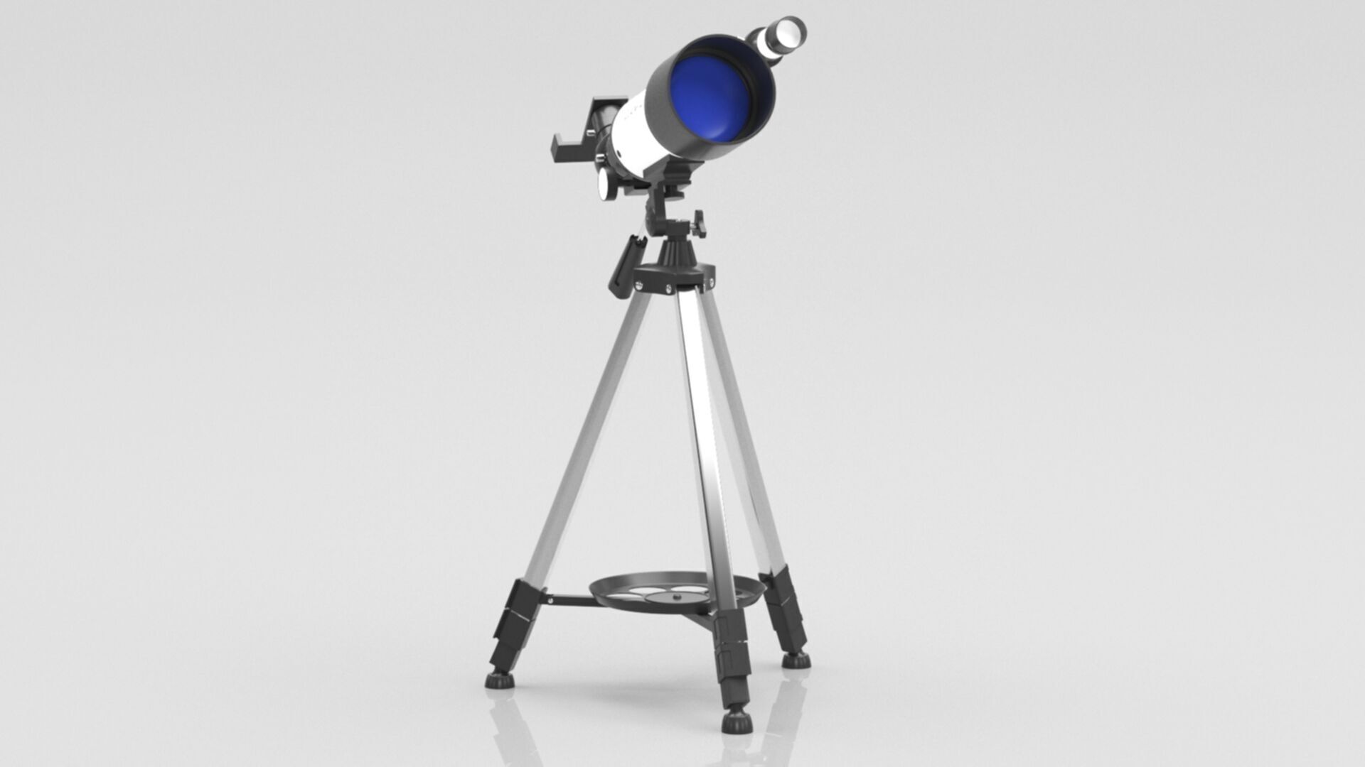 Telescopes for Astronomy Beginners Low-poly 3D model_3