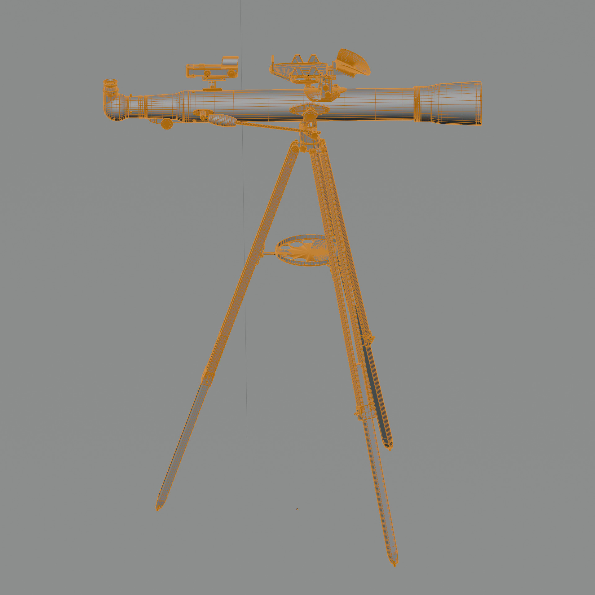 Celestron 22450 StarSense Explorer LT 70AZ Refractor Telescope Low-poly 3D model_19