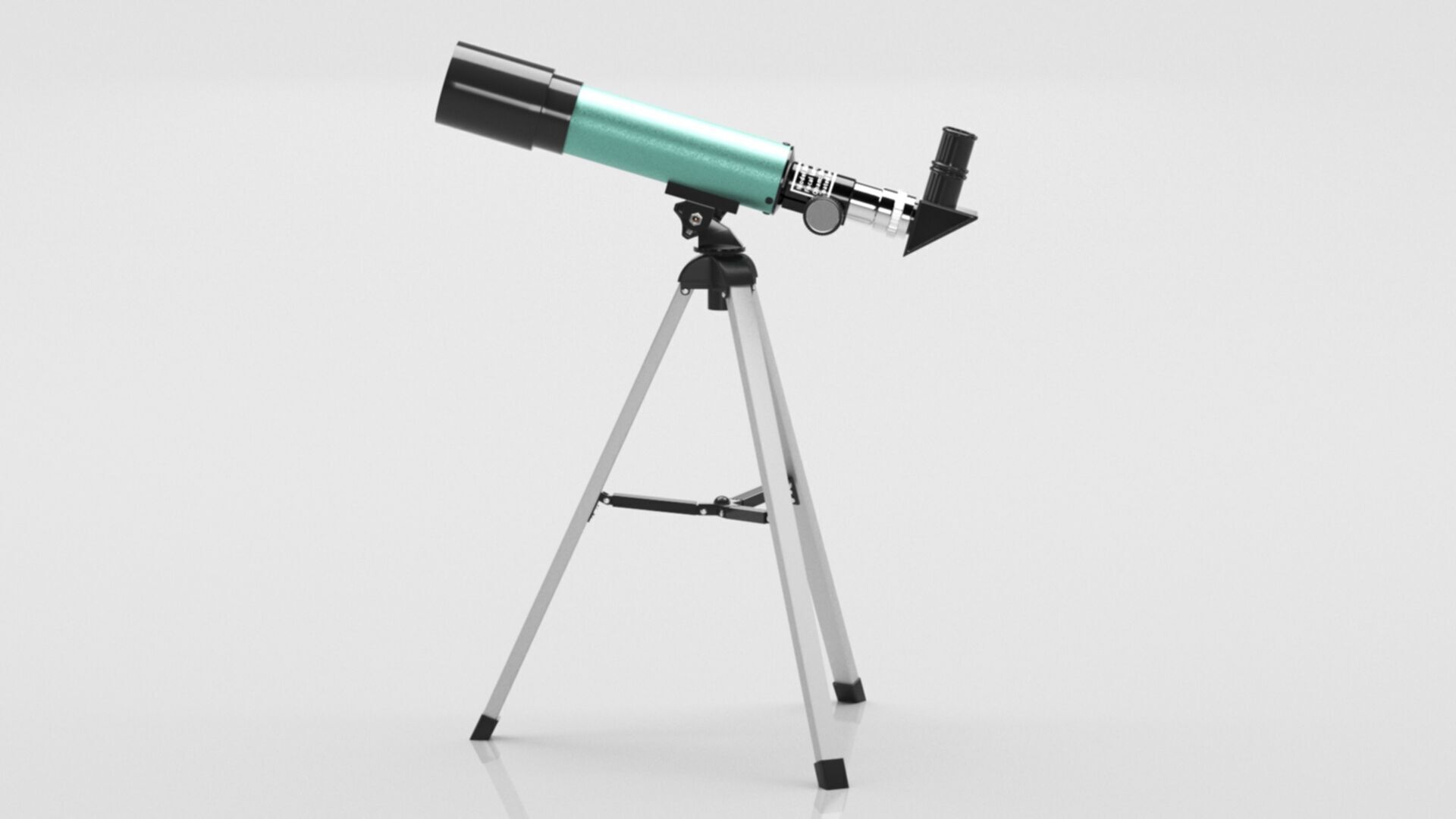 Astronomical Telescope Zoom 90X HD Outdoor Monocular Space Low-poly 3D model_11