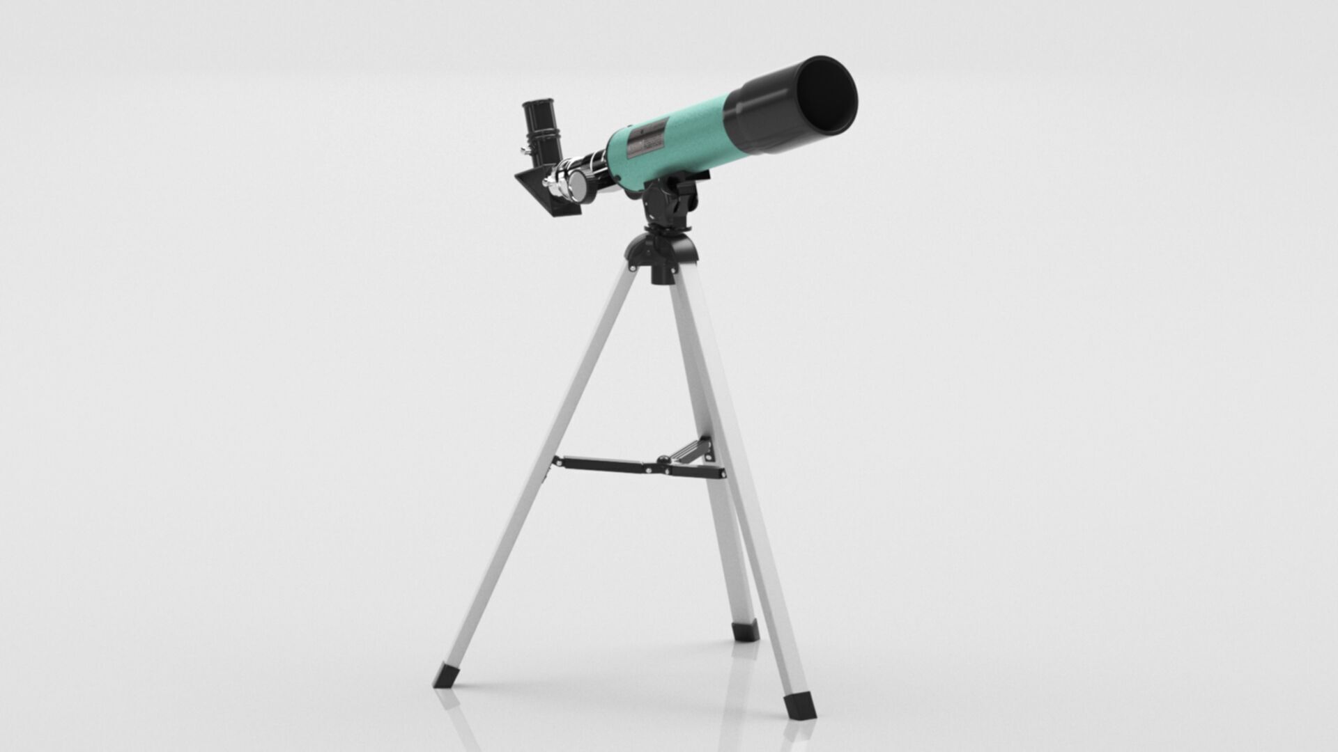 Astronomical Telescope Zoom 90X HD Outdoor Monocular Space Low-poly 3D model_4