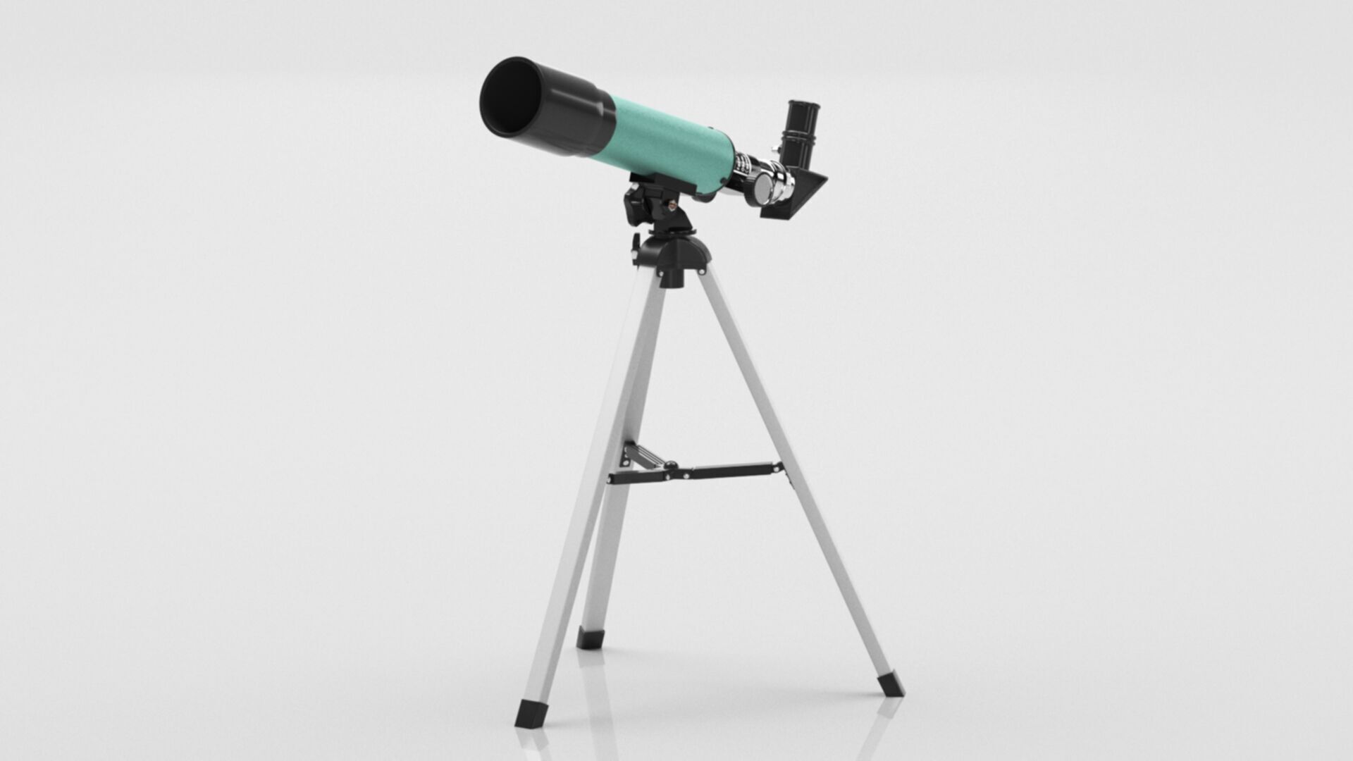 Astronomical Telescope Zoom 90X HD Outdoor Monocular Space Low-poly 3D model_13