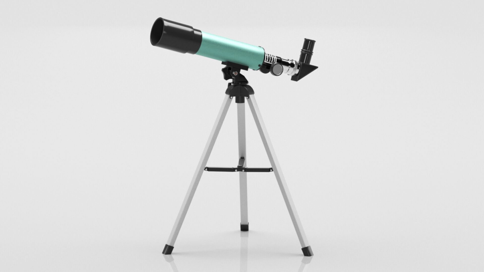 Astronomical Telescope Zoom 90X HD Outdoor Monocular Space Low-poly 3D model_12