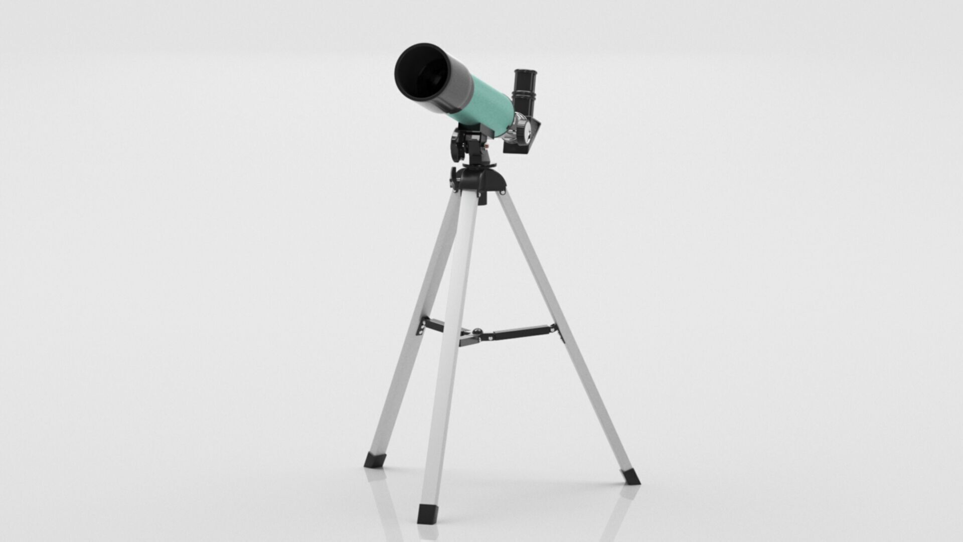 Astronomical Telescope Zoom 90X HD Outdoor Monocular Space Low-poly 3D model_14