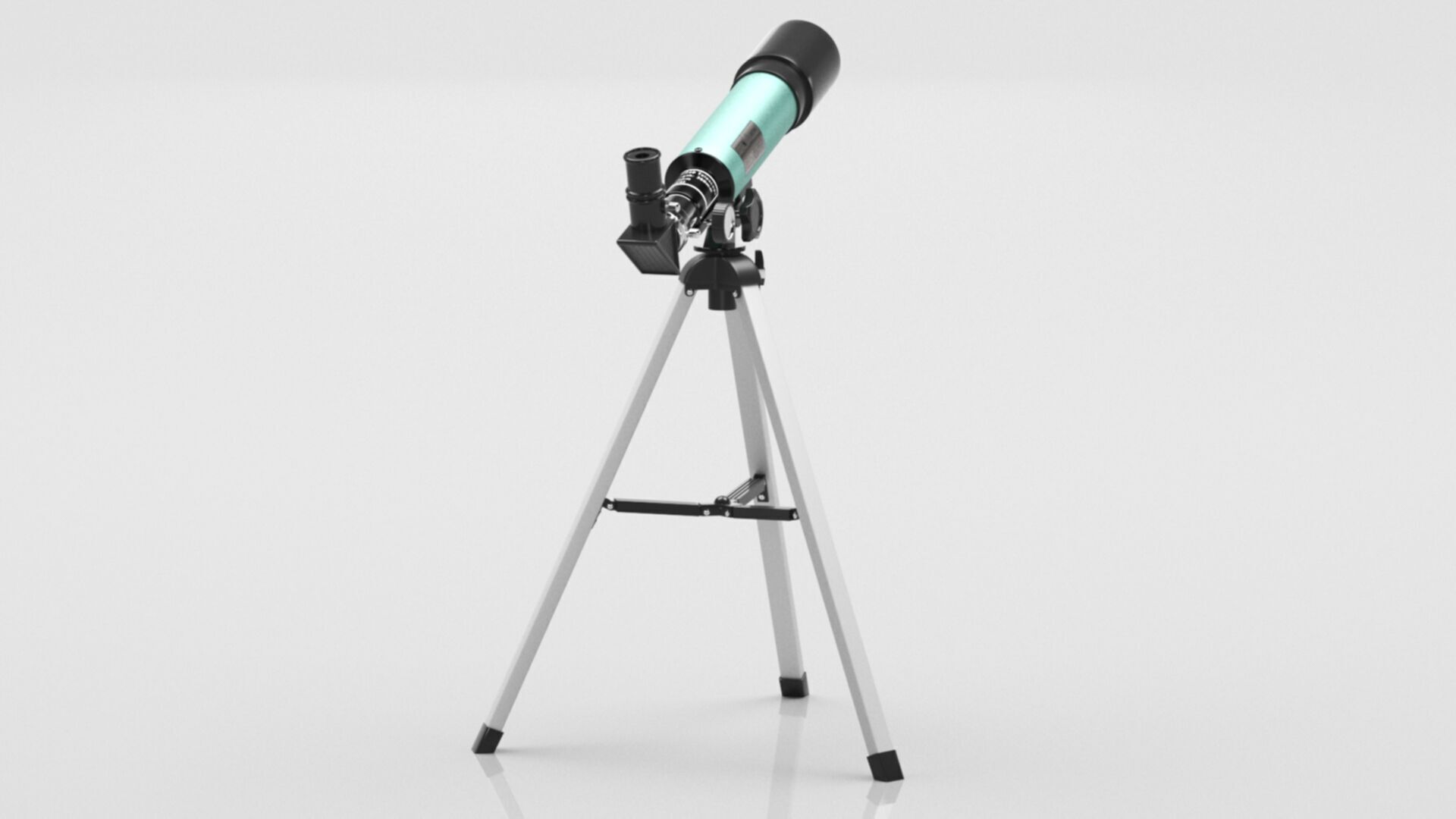 Astronomical Telescope Zoom 90X HD Outdoor Monocular Space Low-poly 3D model_8